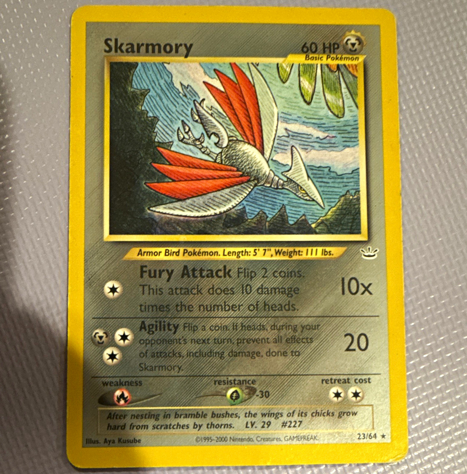 The Pokémon Company Skarmory 23/64 Neo Revelation Rare Regular Eng Unlimited
