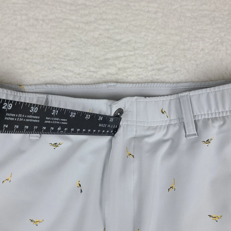 Under Armour Shorts Mens 38 Light Gray 9" Inseam Casual Chino Performance Golf * - Image 4 of 4