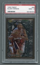 1996 ALLEN IVERSON ROOKIE PSA 9 MINT FINEST HOF PHILLY  76'ERS (#69) RZC