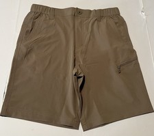 Original Weatherproof Vintage Men  s Tech Short Regular Fit Original 32 Tan New