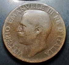 (Feb26) 1926 10 Centesimi Italy King Vittorio Emmanuel III