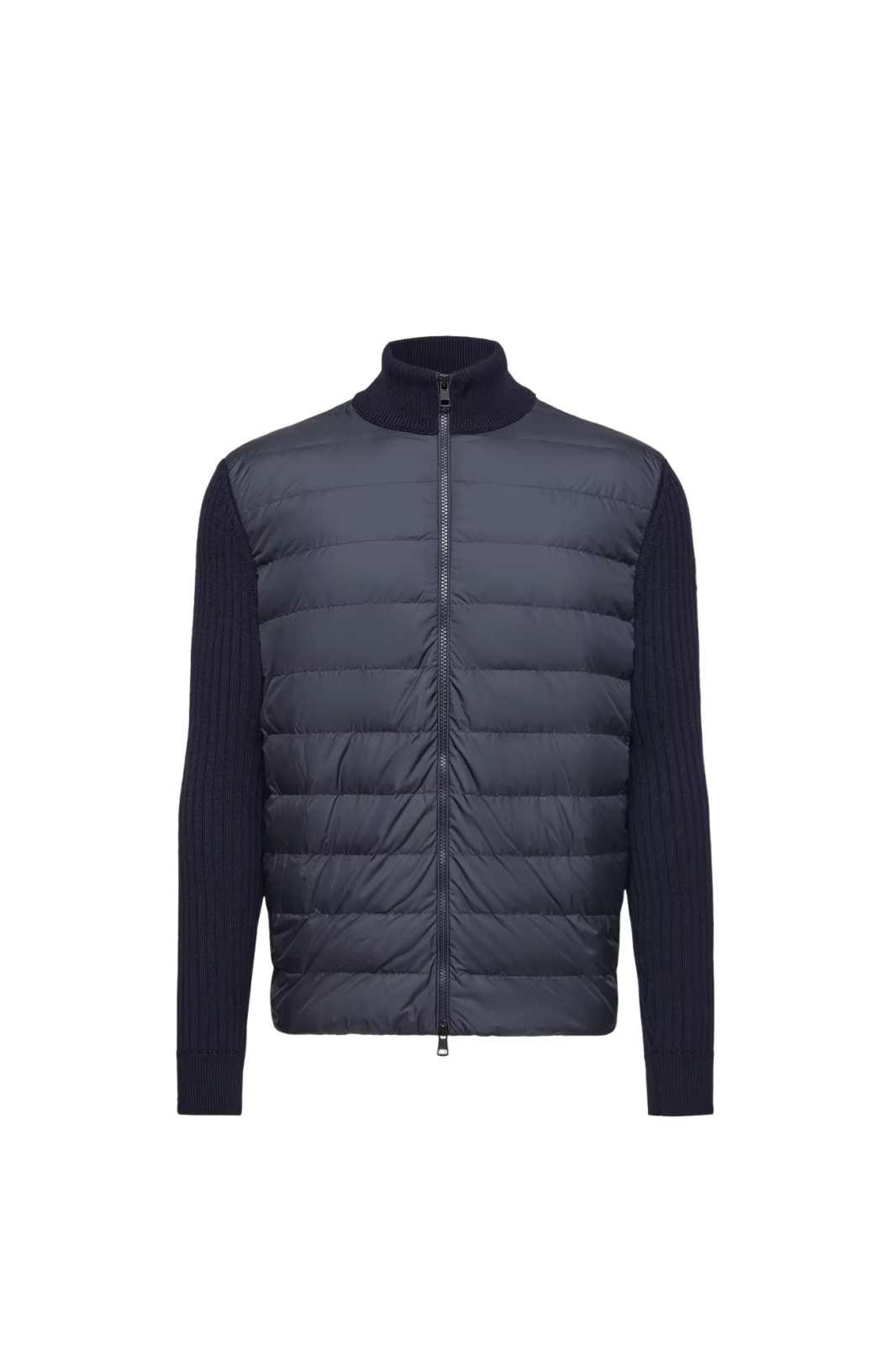 MONCLER $1435 Men's Navy Blue Zip Wool Cardigan New