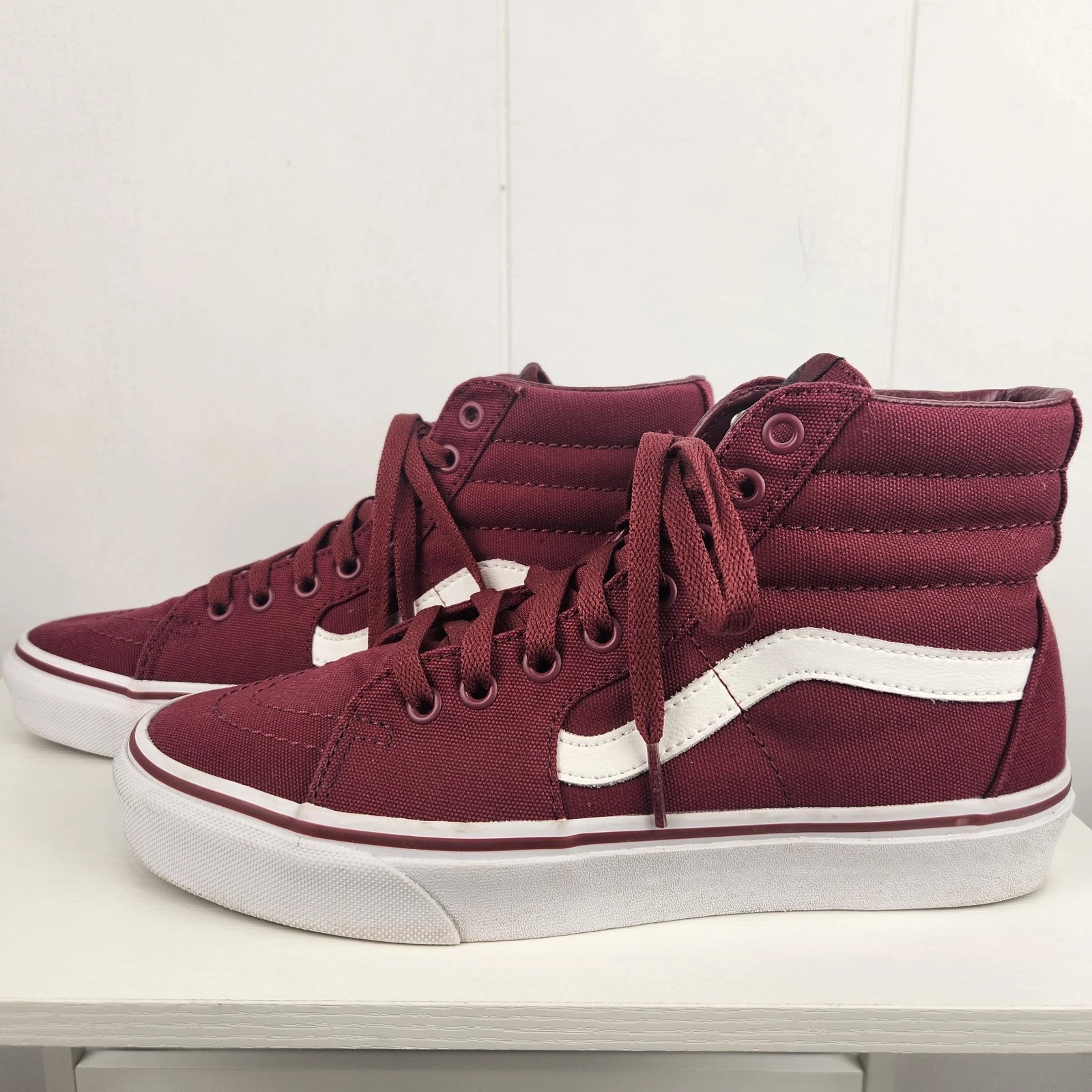 Scarpe Vans uomo 7 5 donna 9 Sk8 Hi Oldol Skoolers snea alteuto tessuto