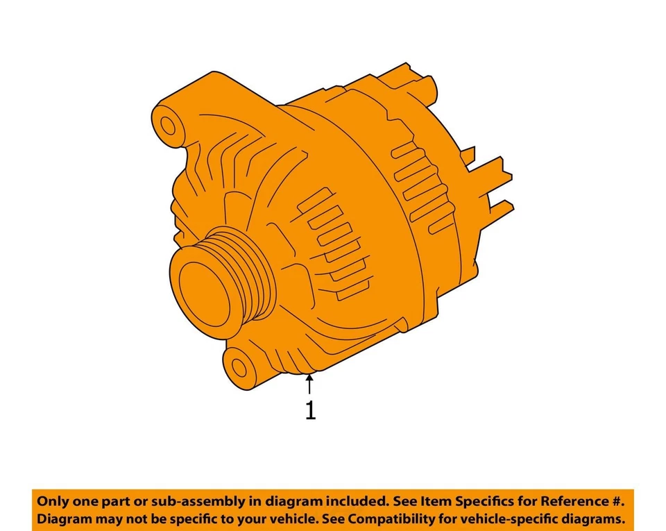 BMW 135i 2013 alternador OEM 109 k millas - LKQ415488250 Foto 4 de 4