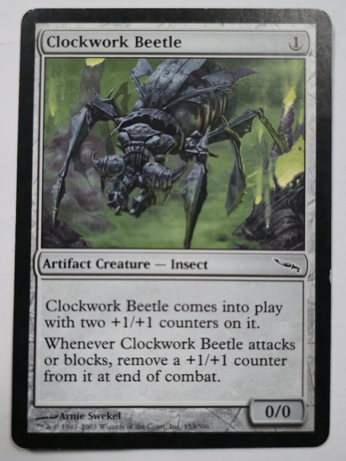 Clockwork Beetle Mirrodin Regular