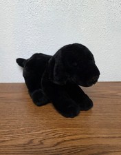 Vintage Plush Toys-R-Us Animal Alley Black Lab 15" x 8" Stuffed Animal