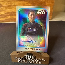 2022 Star Wars Topps Signature Auto JANINA GAVANKAR IDEN VERSIO #/50 AV-JG