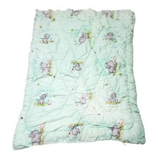 Baby Elephant And Chick Crib Blanket Comforter 36" x 46"