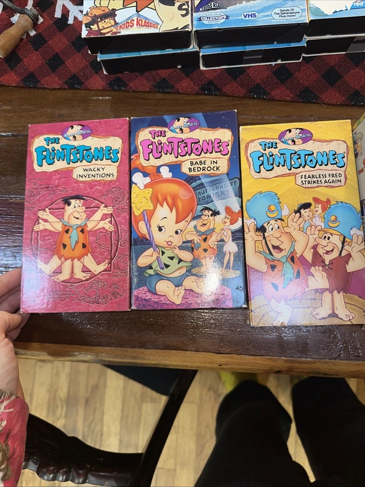 The Flintstones 30 Year Anniversay Comedy Show Collection VHS Cartoons Lot Of 18 Foto 4 de 4