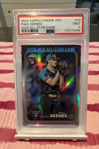 2024 Topps Chrome Update  - 2024 All-Star Game Paul Skenes #ASGC-29 (RC) PSA 9