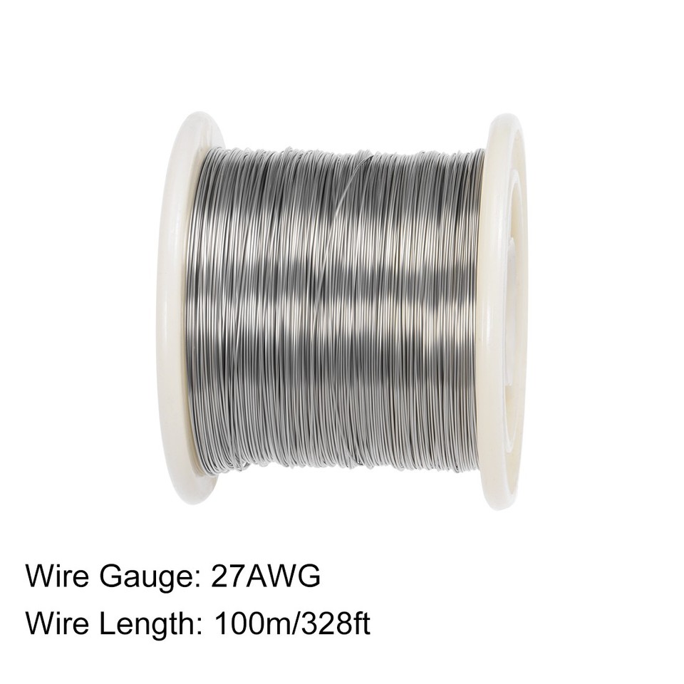 Sourcing Map Nichrom-Draht 0,35 Mm (27 AWG), 35 M - Heizdraht Für Heizelemente & DIY-Projekte | Cr20Ni80, Bis 1100°C Hitzebeständig