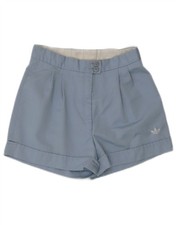 Adidas Damen High Waist Pegged Freizeitshorts UK 10 Small W24 blau HU10