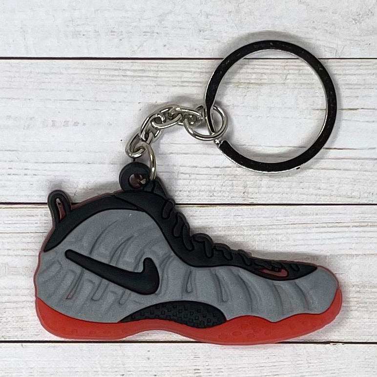**SCEGLI TU** Portachiavi Nike Foamposite Sneaker 2D Gomma 2" ALTRI COLORI! foto 3