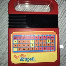 Speak & Spell Electronic Game Tested Works Sp...