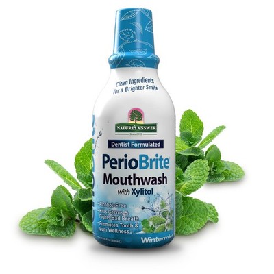 Nature's Answer Periobrite Alcohol-Free Mouthwash, 2 count (Pack of 1)