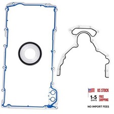 Oil Pan Gasket and Rear Main Seal Set OS30693R BS40640,Fits for GM LS-based V8