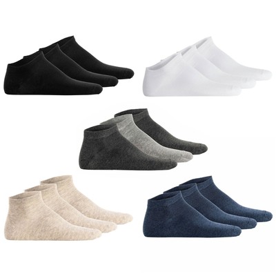 Hudson Unisex Sneaker Socks, 3 Pack - Simply, Short Socks, Solid Color