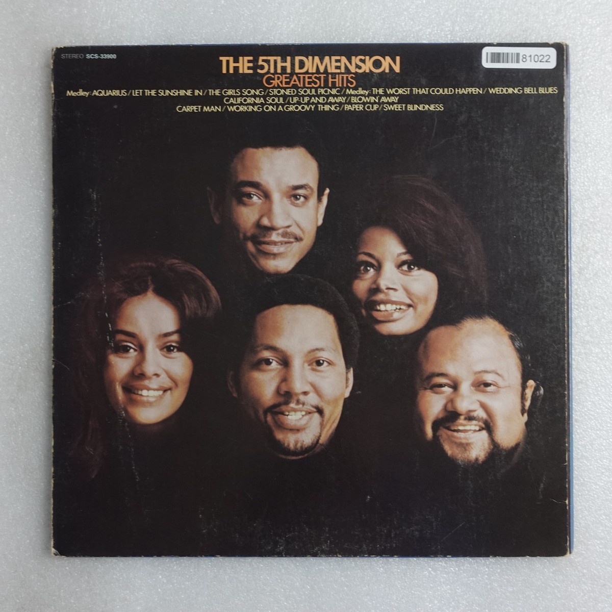 Fifth Dimension Greatest Hits LP Vinyl Album Record Funk / Soul | eBay