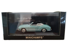 Minichamps 1/43 Volkswagen Karmann Ghia Cabriolet 1957 Pacific Blue