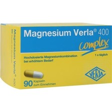MAGNESIUM VERLA 400 Kapseln 90 St. PZN 18812514