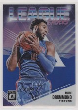 2018 Panini Donruss Optic League Leaders Blue Prizm 33/85 Andre Drummond #2 9o3
