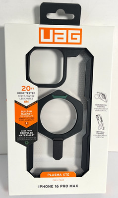 UAG Plasma XTE Case iPhone 16 Pro Max MagSafe Kickstand 20FT Drop Tested NEW