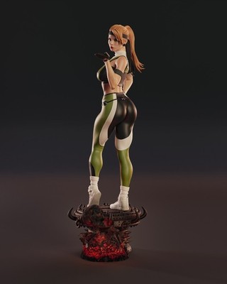 Sonya Blade - Mortal Kombat - Abe3D - 1/6 scale figure - Read Description