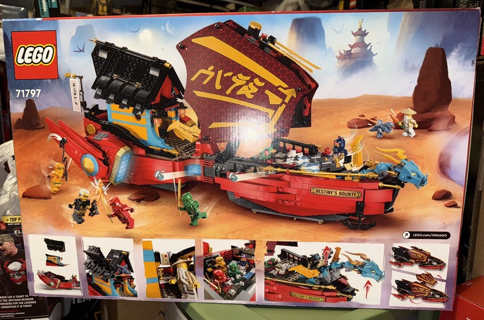 LEGO NINJAGO Destinys Bounty Race Against Time 71797 NEW, SEALED, & RETIRED - Image 2 of 2