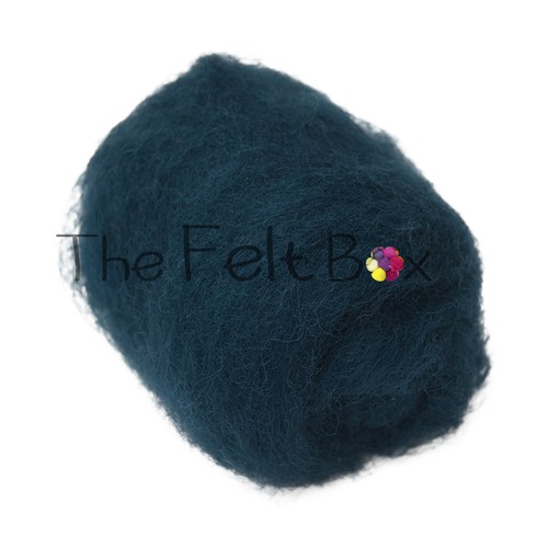 Carded Felting Wool Needle 3D Brown Grey White Black Green Blue Batt The FeltBox - Picture 107 of 163