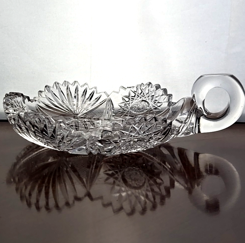 Antique ABP Hand Cut Crystal Glass 6