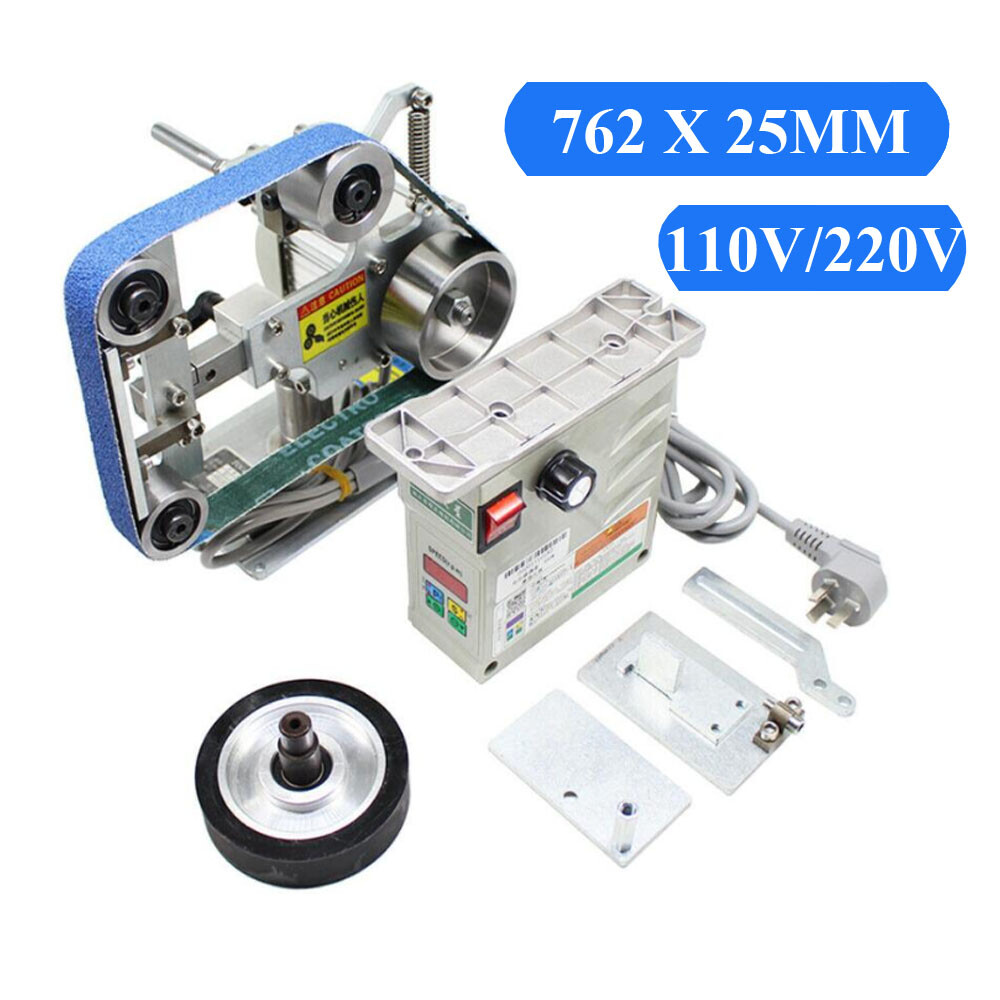 550W Vertical Horizontal Abrasive Belt Sander Polisher Sharpener Grinder Machine