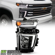 For 2020-2023 Chevy Silverado 2500HD 3500HD LED High Low+DRL Headlight Passenger