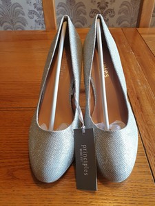 wide fit sparkly heels