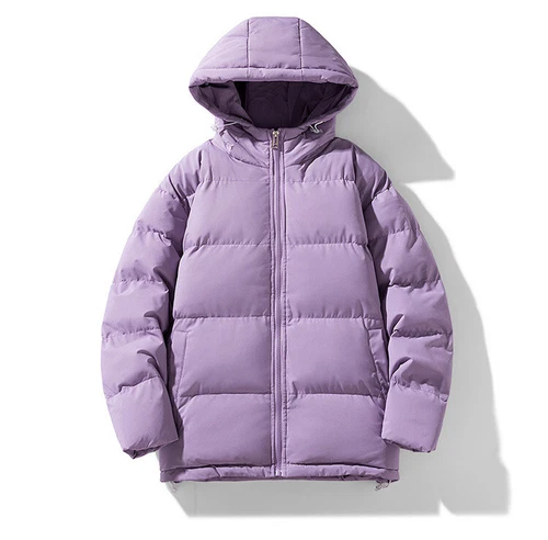 Men's Cotton Padded Winter Short Warm Outwear Jacket Hooded Casual Thermal Coat - Picture 9 of 34