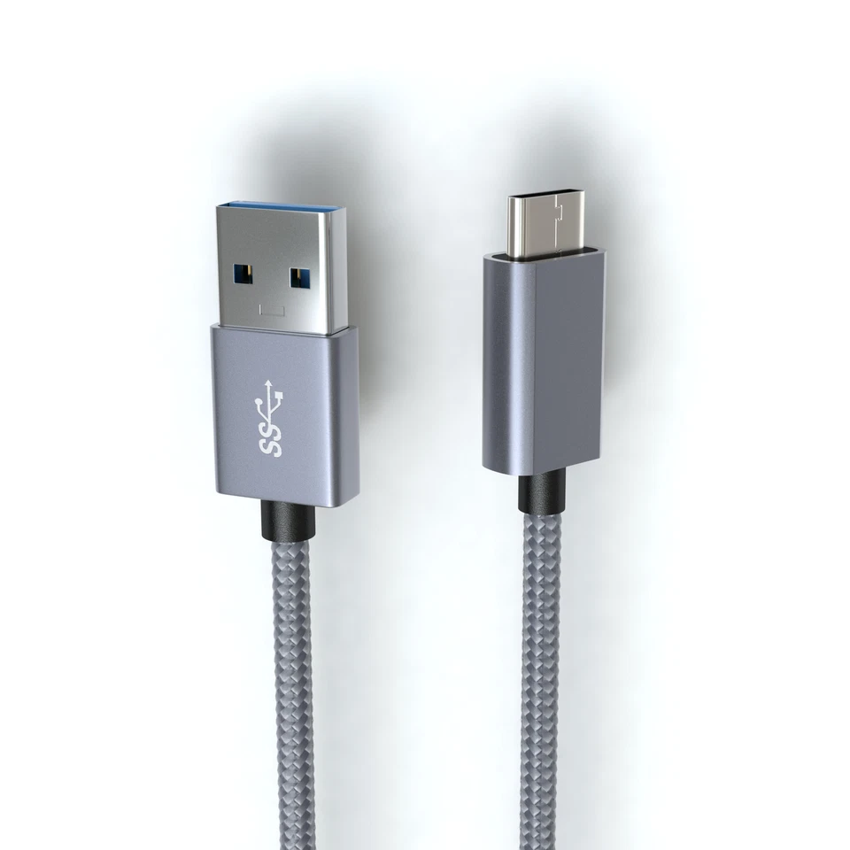 USB Cable 3.2 USB-A to USB-C Gen 2x1 10Gbps Data and Fast Charging Cord - Image 4 of 4