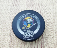 🔥 Quad City Mallards UHL Official Game Hockey Puck