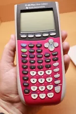 HOT PINK Texas Instruments TI-84 Plus Silver Edition Graphing Calculator