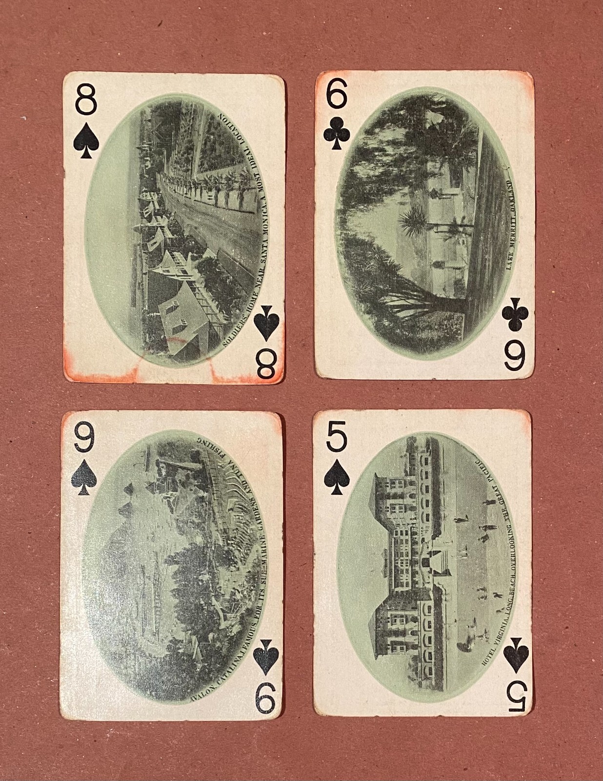 California Souvenir Playing Cards w/ Slipcase 1912 M. Rieder eBay