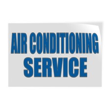 Decal Stickers Air Conditioning Service Ac Promotion Business Store Sign Label