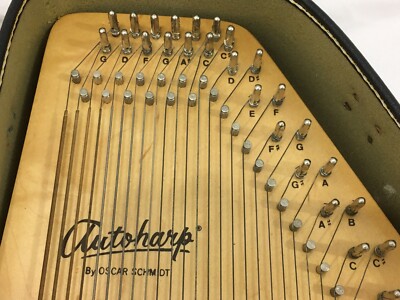 1) Oscar Schmidt Autoharp Model 21 C/R - Great Condition, No Tools
