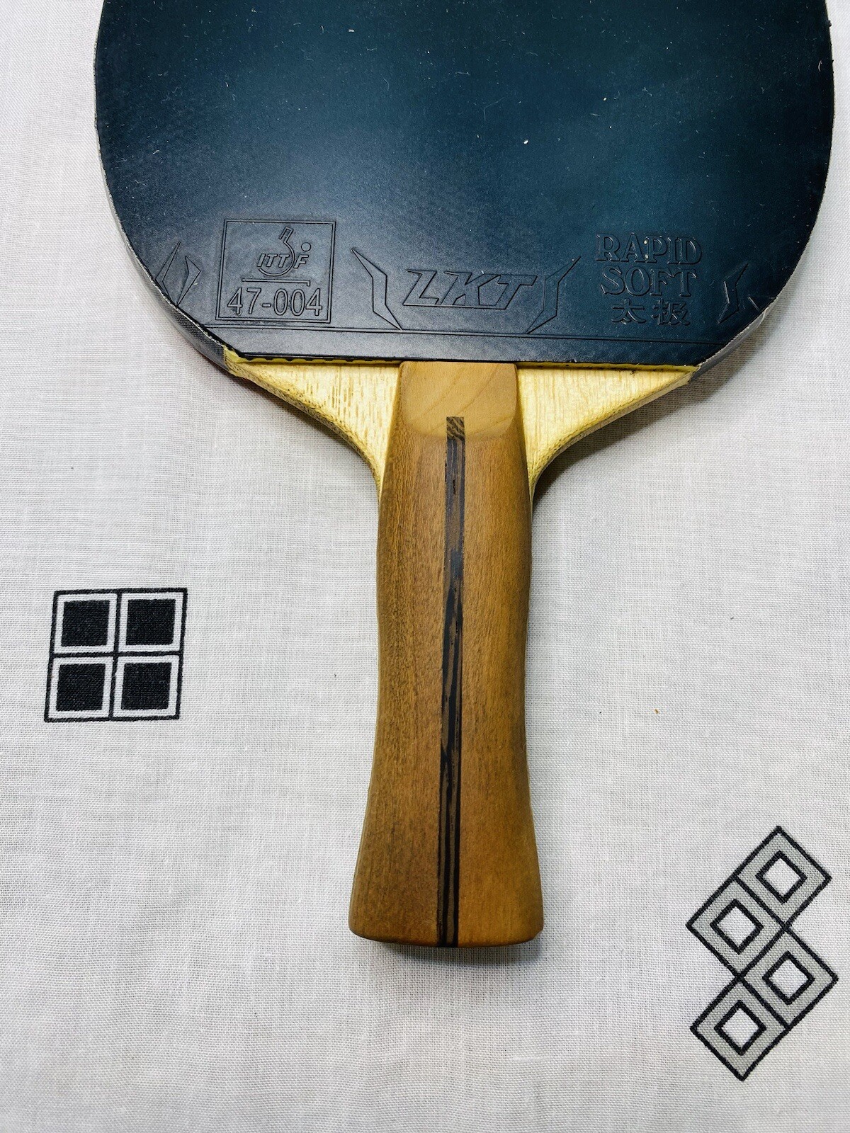 Wood Nut Blades Custom Table Tennis Bat VGC eBay