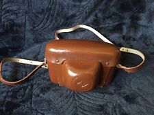 Leather Case 6005 Agfa 3x3 1/4x5 1/2" with Strap Case Screw VINTAGE Germany