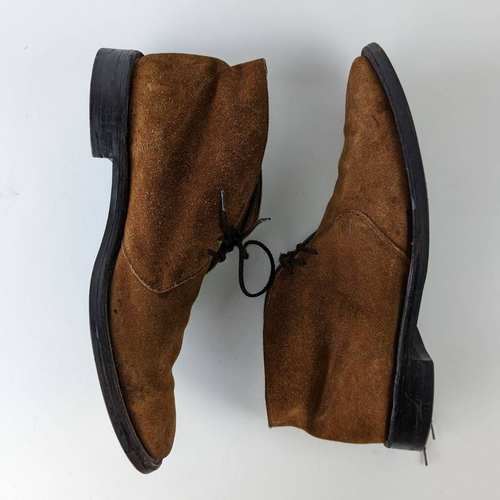 Botas Chukka para hombre Trotter & Deane suelas marrones gamuza dainita punta redonda 12 - Imagen 6 de 12