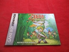 Legend of Zelda The Minish Cap Nintendo Game Boy Advance Instruction Manual ONLY