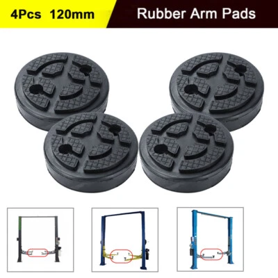 Universal 4Pcs 120mm Rubber Lifting Pads Block Replacement For Auto Lift Ramp - Image 1 of 4