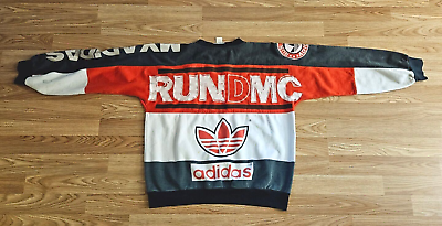 Vintage Rare Original Adidas 1986 Run DMC Sweatshirt 80s Rap Vintage Rare Original Adidas 1986 Run DMC Sweatshirt 80s Rap