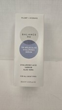 BALANCE ME Tri-Molecular Hyaluronic Serum 1.01oz/30ml Plump Hydrate NewInBox