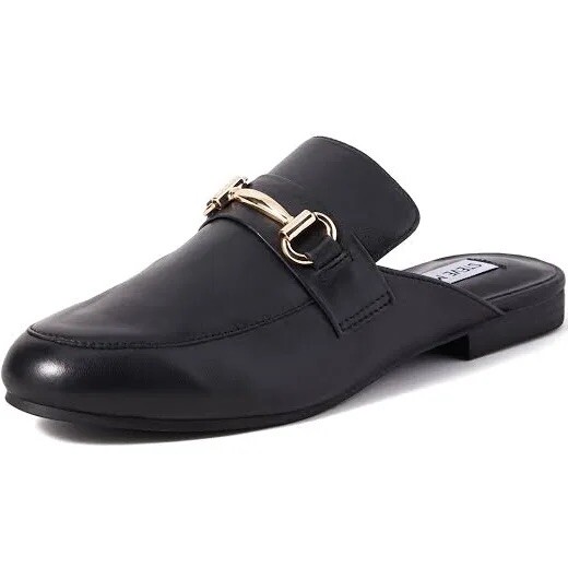 New Box Steve Madden Galilea Leather GOLD HORSEBIT Black  display picture 2