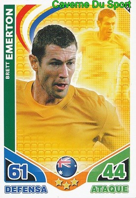 114 BRETT EMERTON AUSTRALIA TEAM CARD WM STARS 2010 TOPPS
