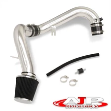 JDM Polished Cold Air Intake + 2.5" Air Filter For 2001-2005 Honda Civic EX EM2